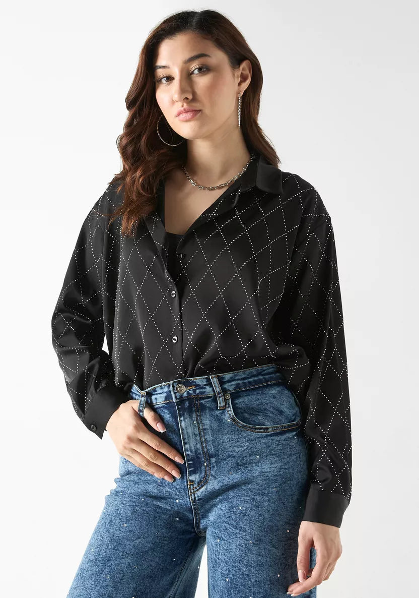 Women's Embellished Shirt