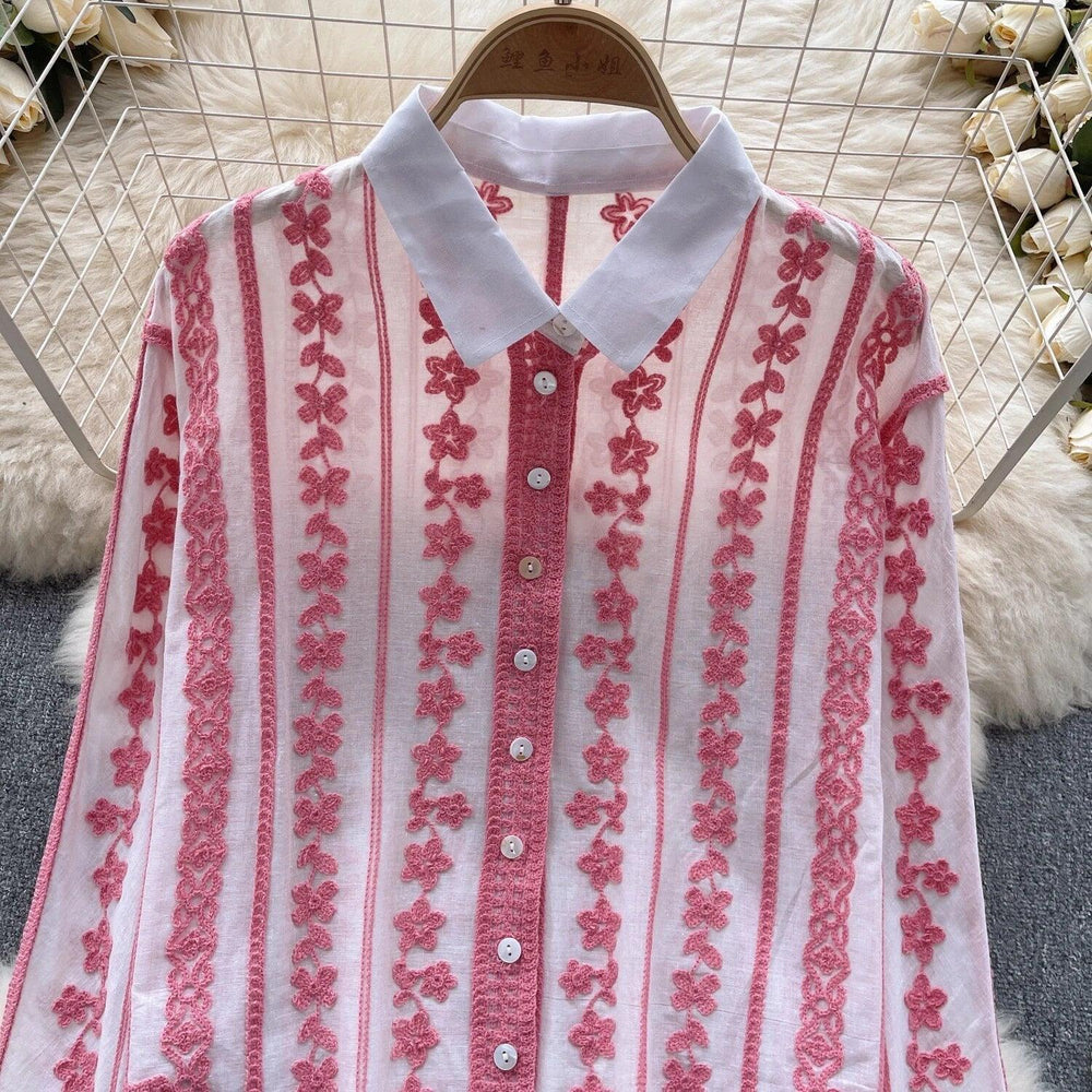 Cotton Embroidered Shirt