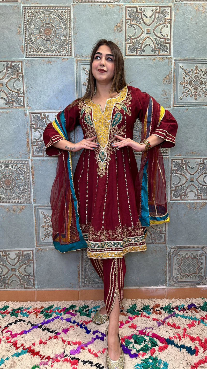 The Ghoomar Peplum