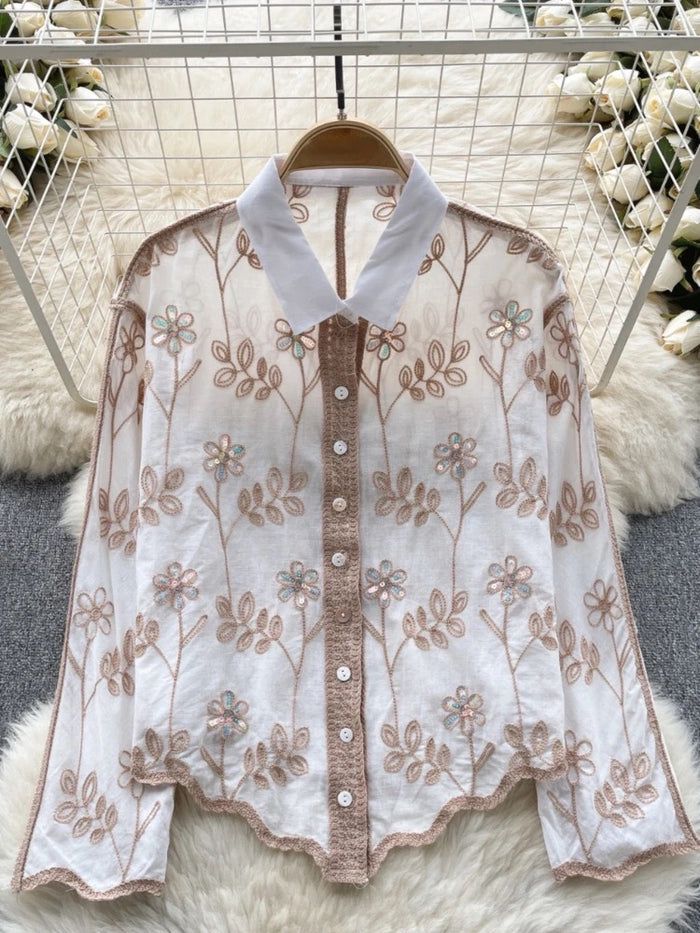 Designer Embroidered Shirt