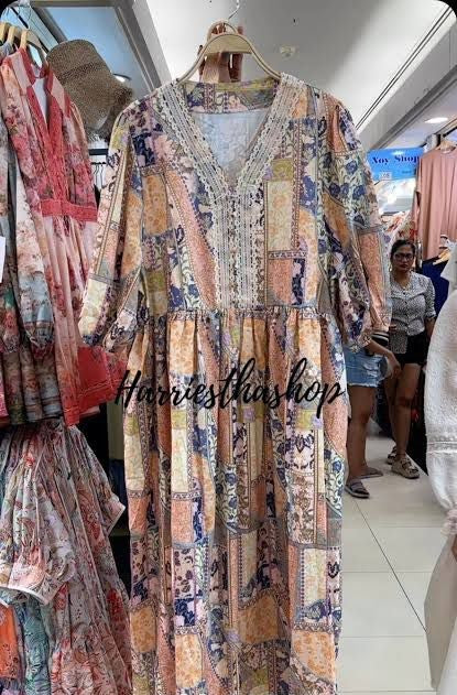 Floral Printed Long Dress