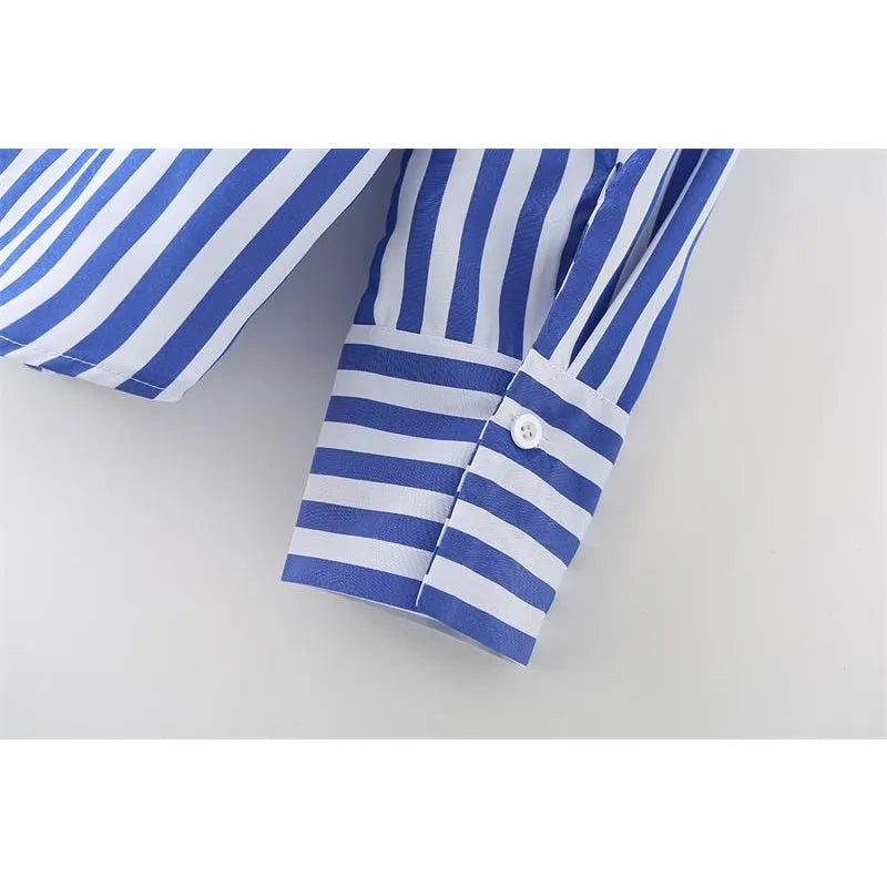 Striped Poplin Shirt