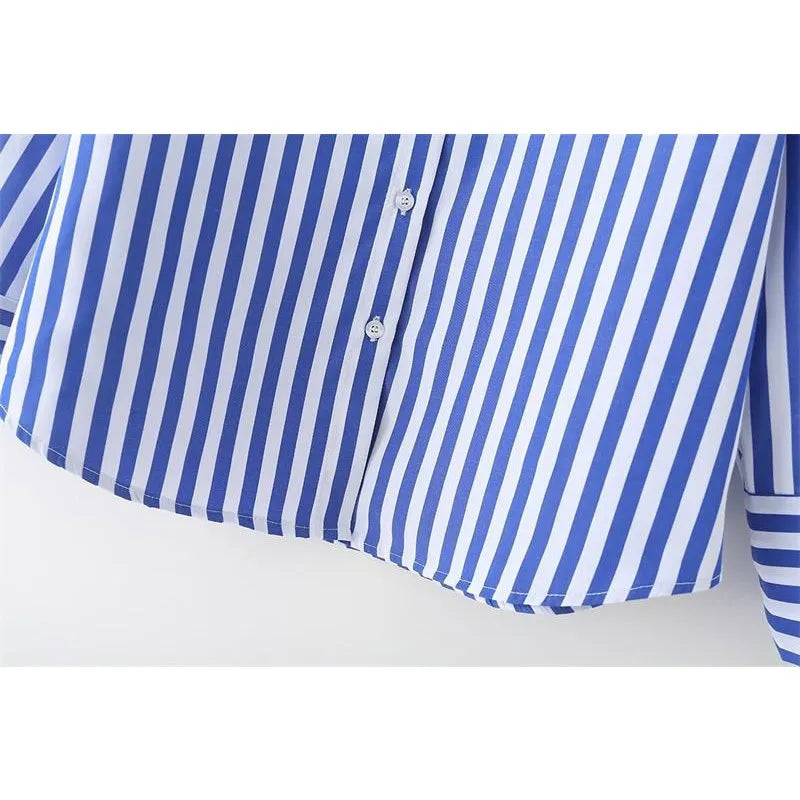 Striped Poplin Shirt