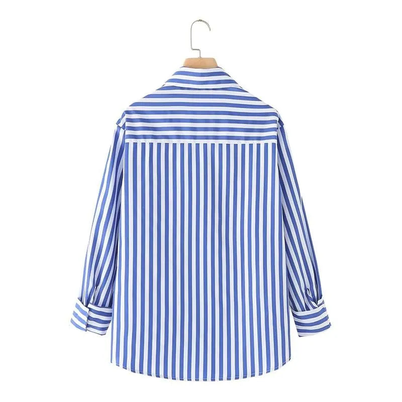 Striped Poplin Shirt