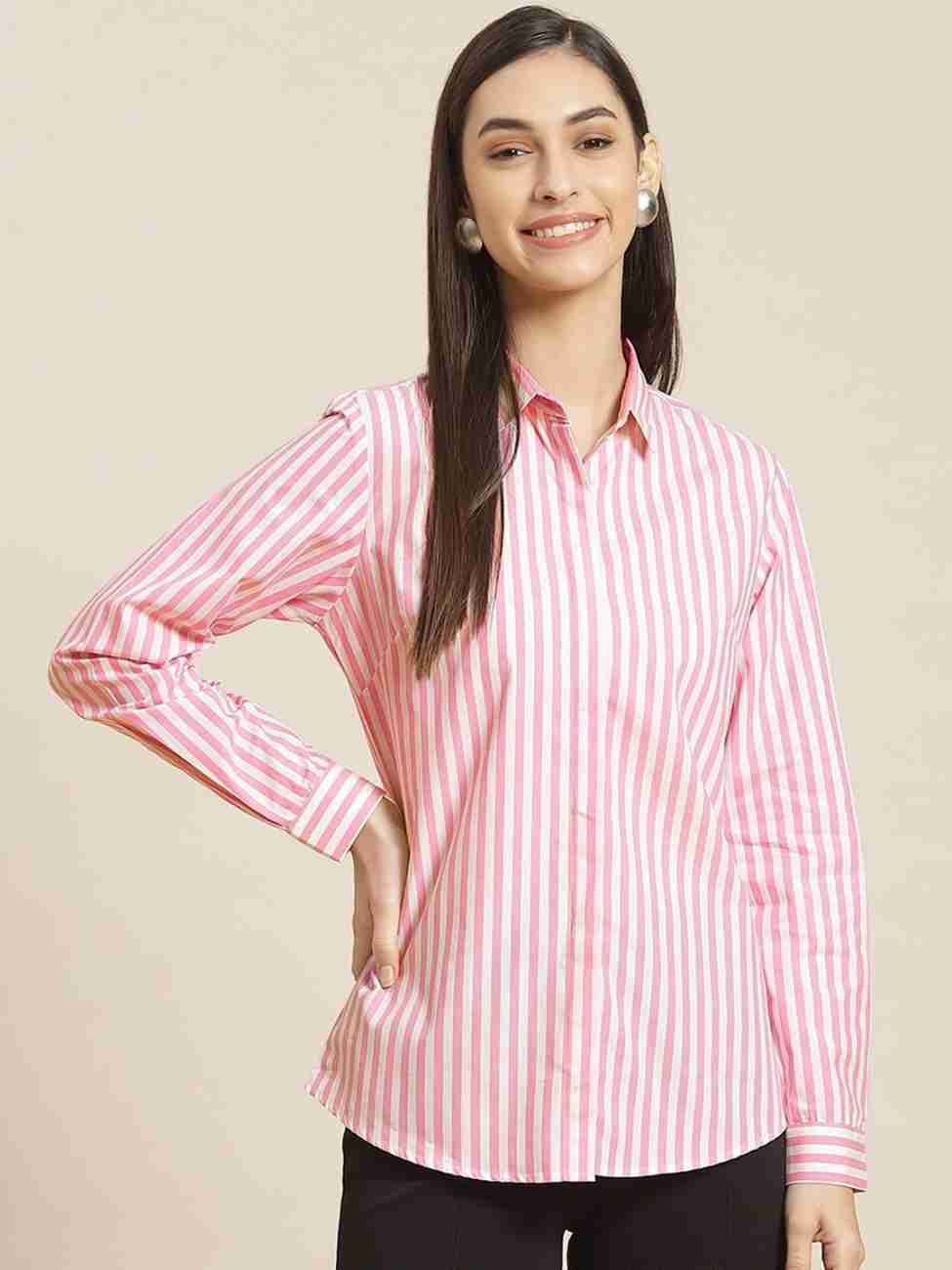 Striped Poplin Shirt